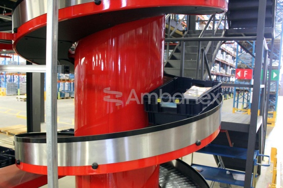 All-purpose spiral conveyor for medium to large products